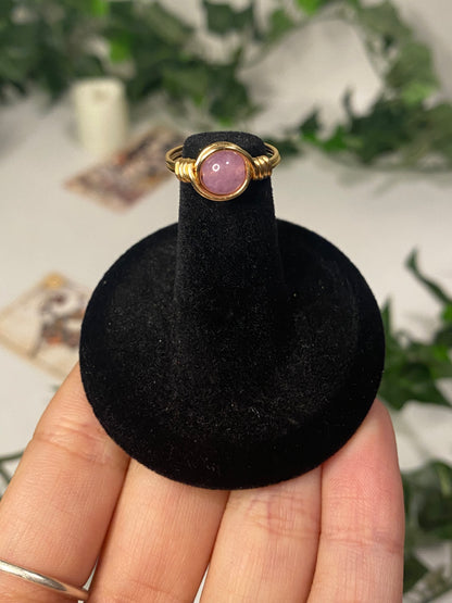 Gold Crystal Rings