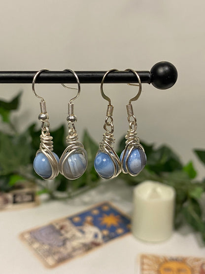 Silver Crystal Earrings