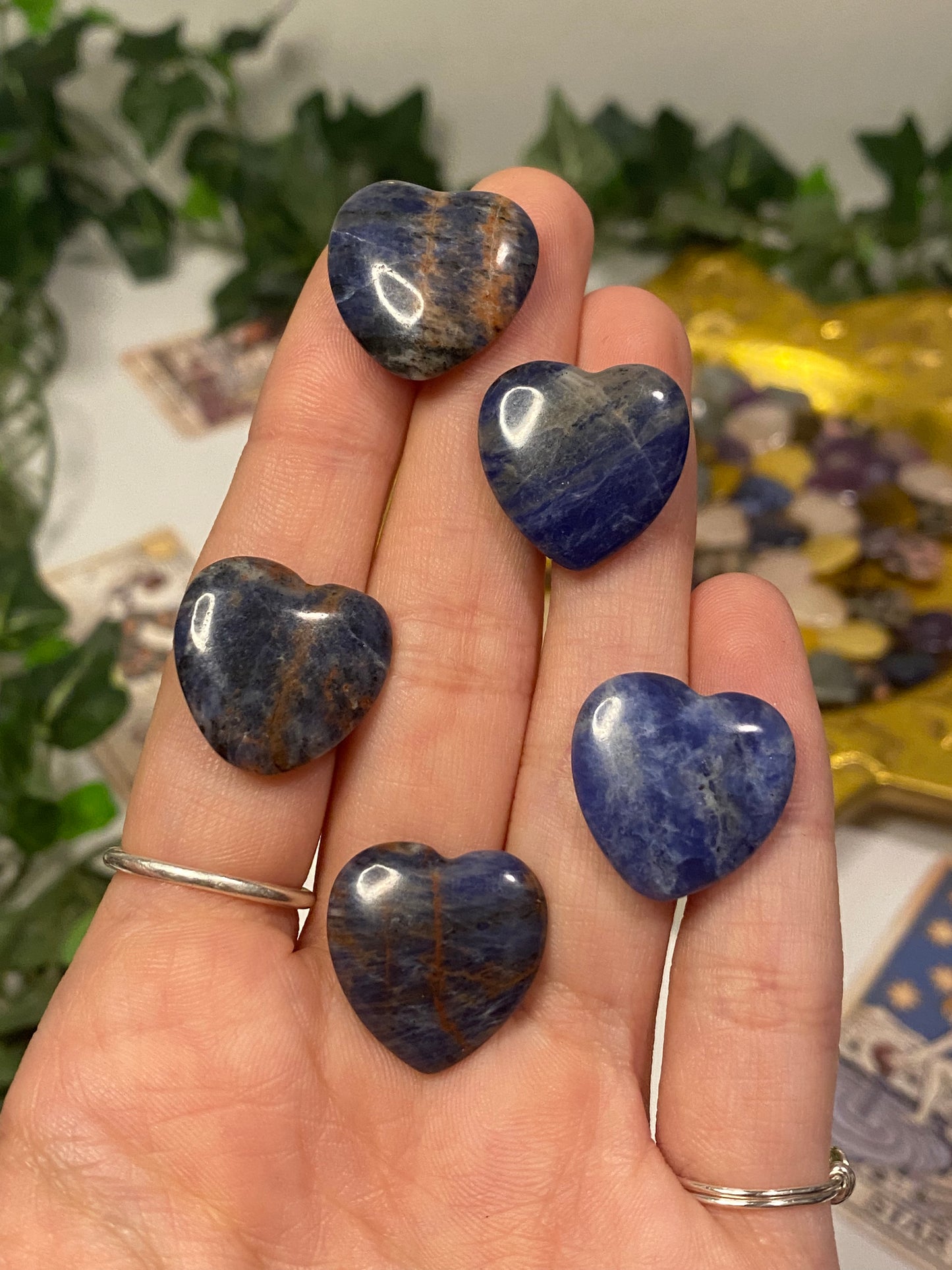 Sodalite Small Hearts