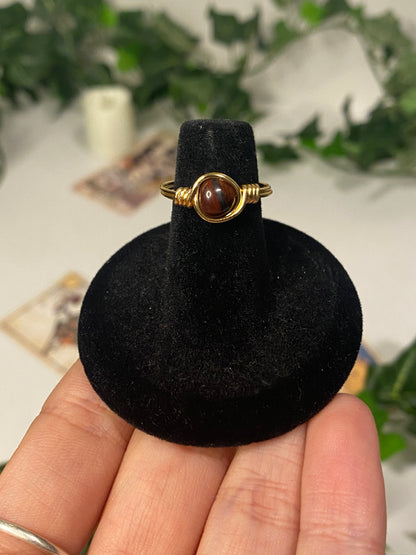 Gold Crystal Rings