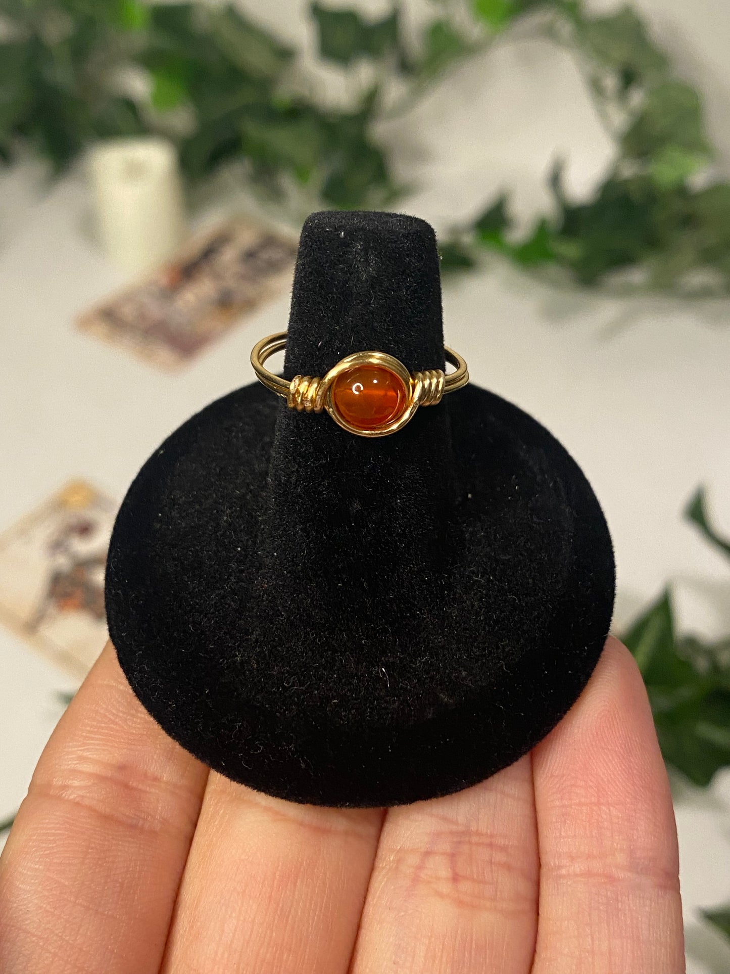 Gold Crystal Rings