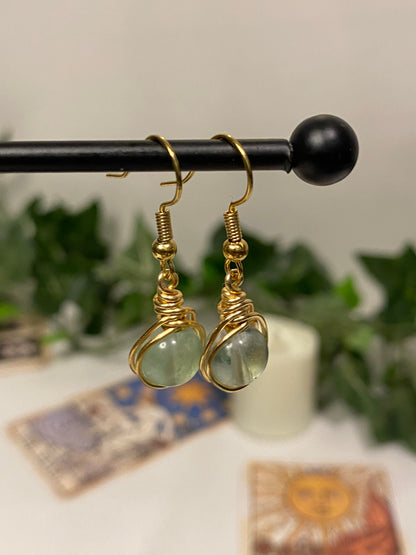 Gold Crystal Earrings