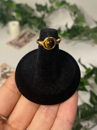 Gold Crystal Rings