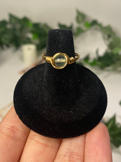 Gold Crystal Rings