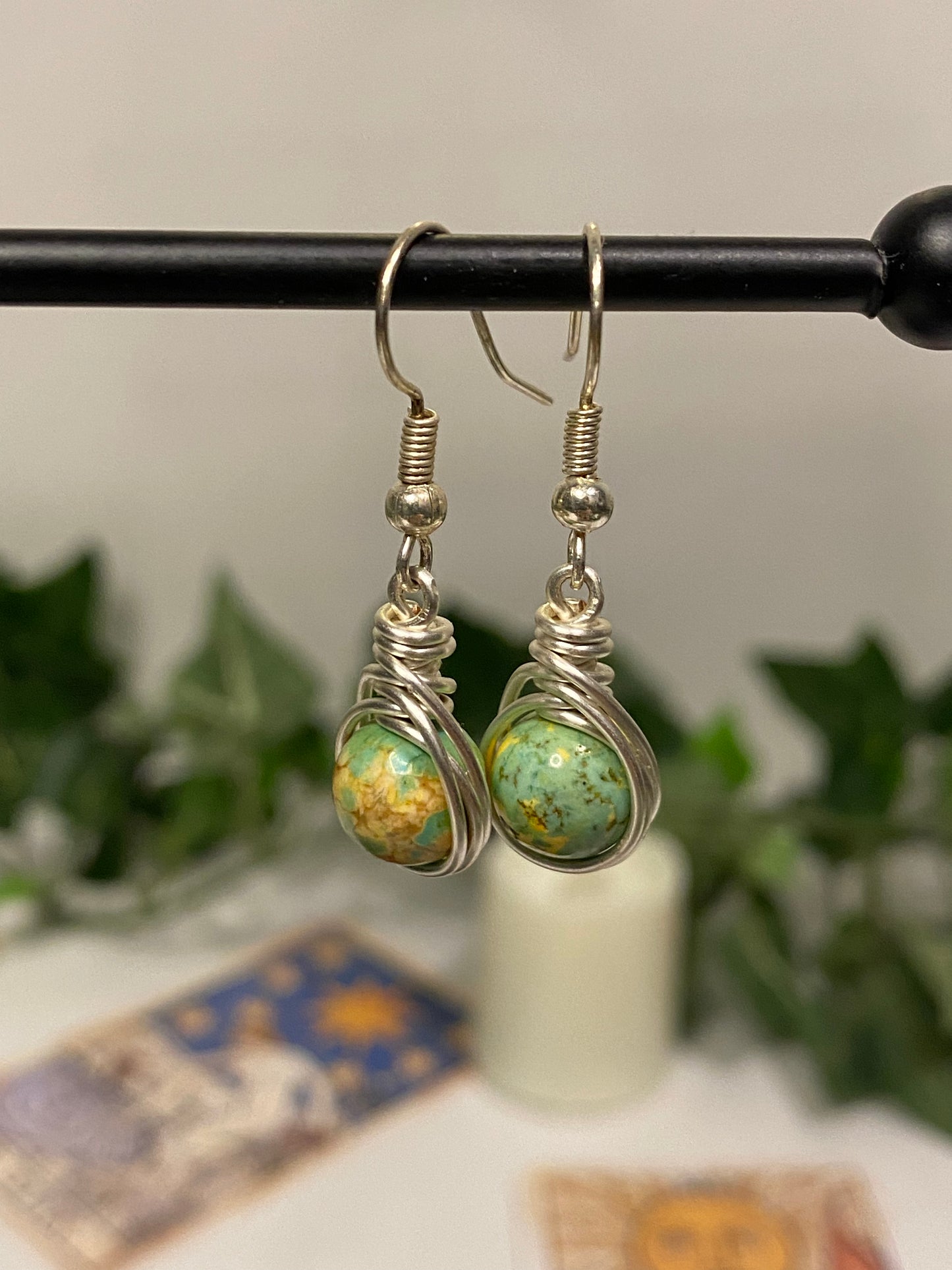 Silver Crystal Earrings