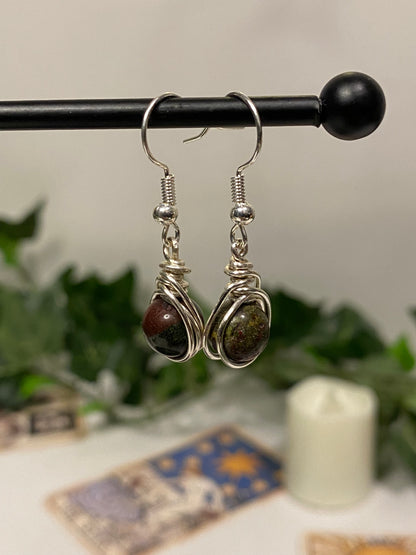 Silver Crystal Earrings