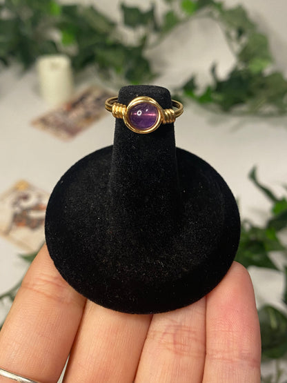 Gold Crystal Rings