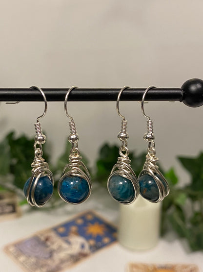 Silver Crystal Earrings