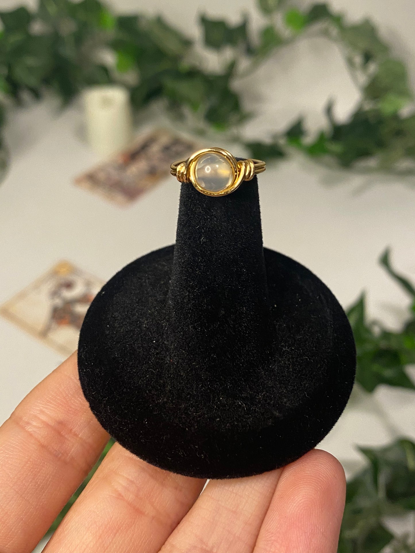 Gold Crystal Rings