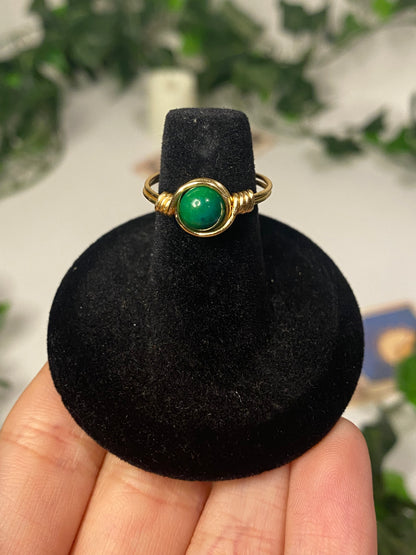 Gold Crystal Rings