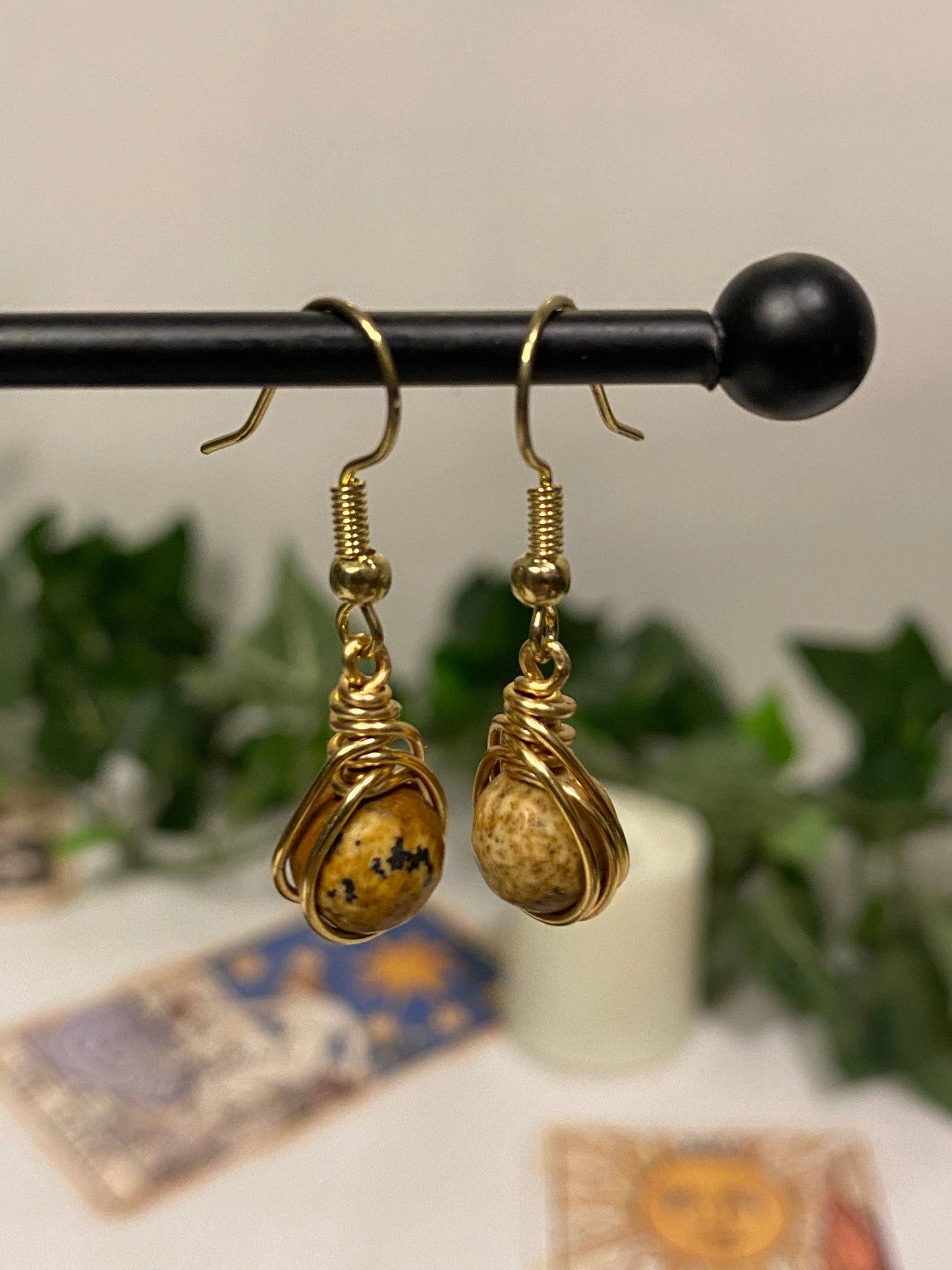 Gold Crystal Earrings