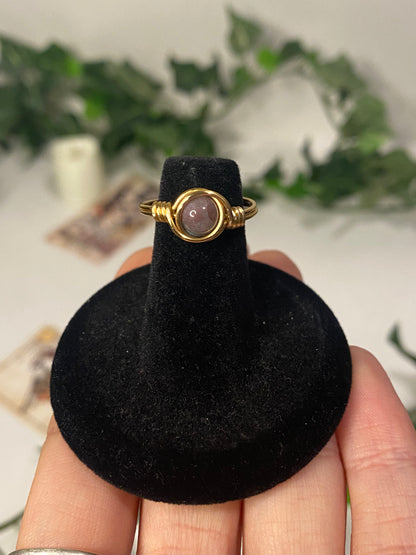 Gold Crystal Rings