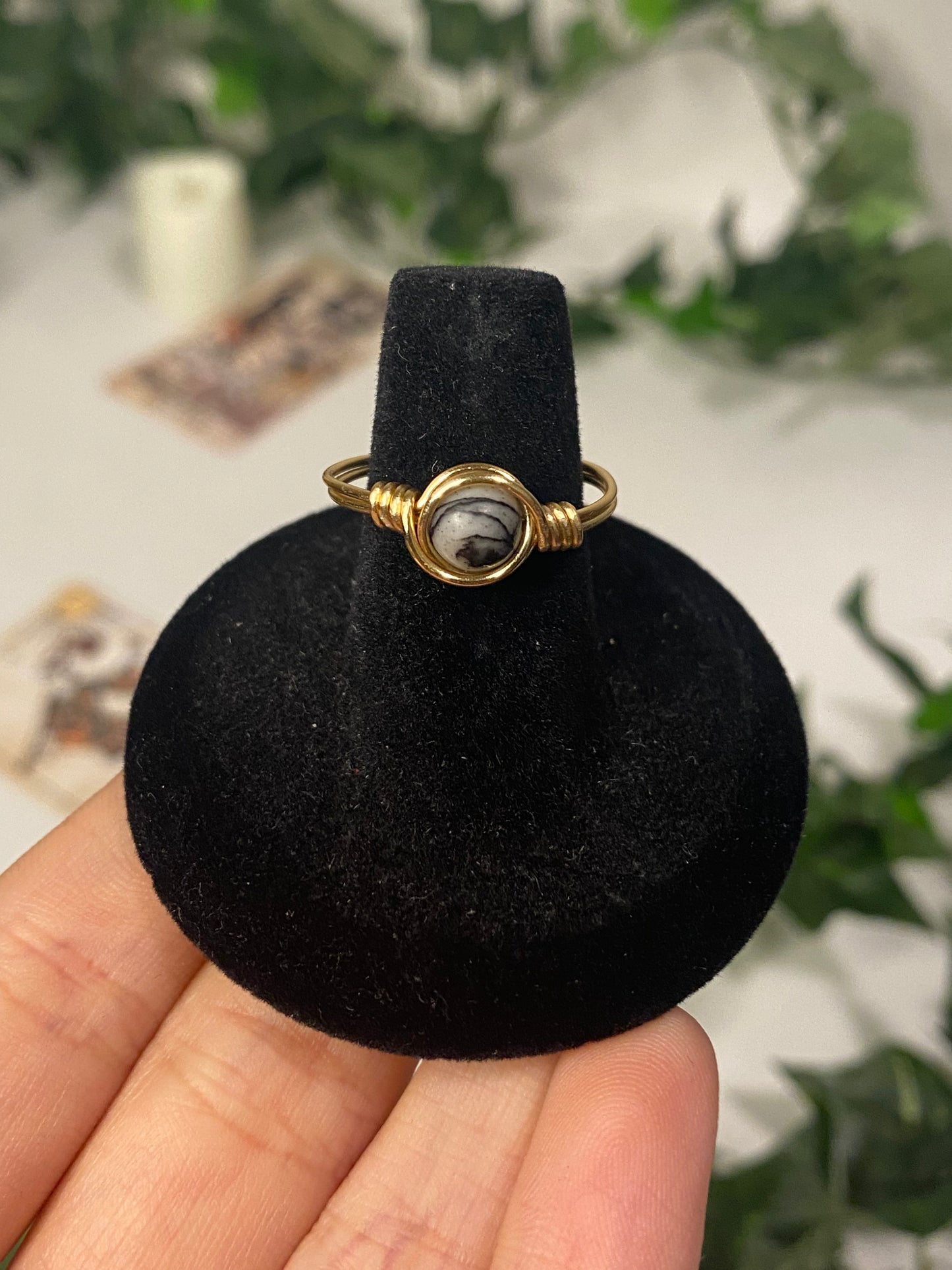 Gold Crystal Rings