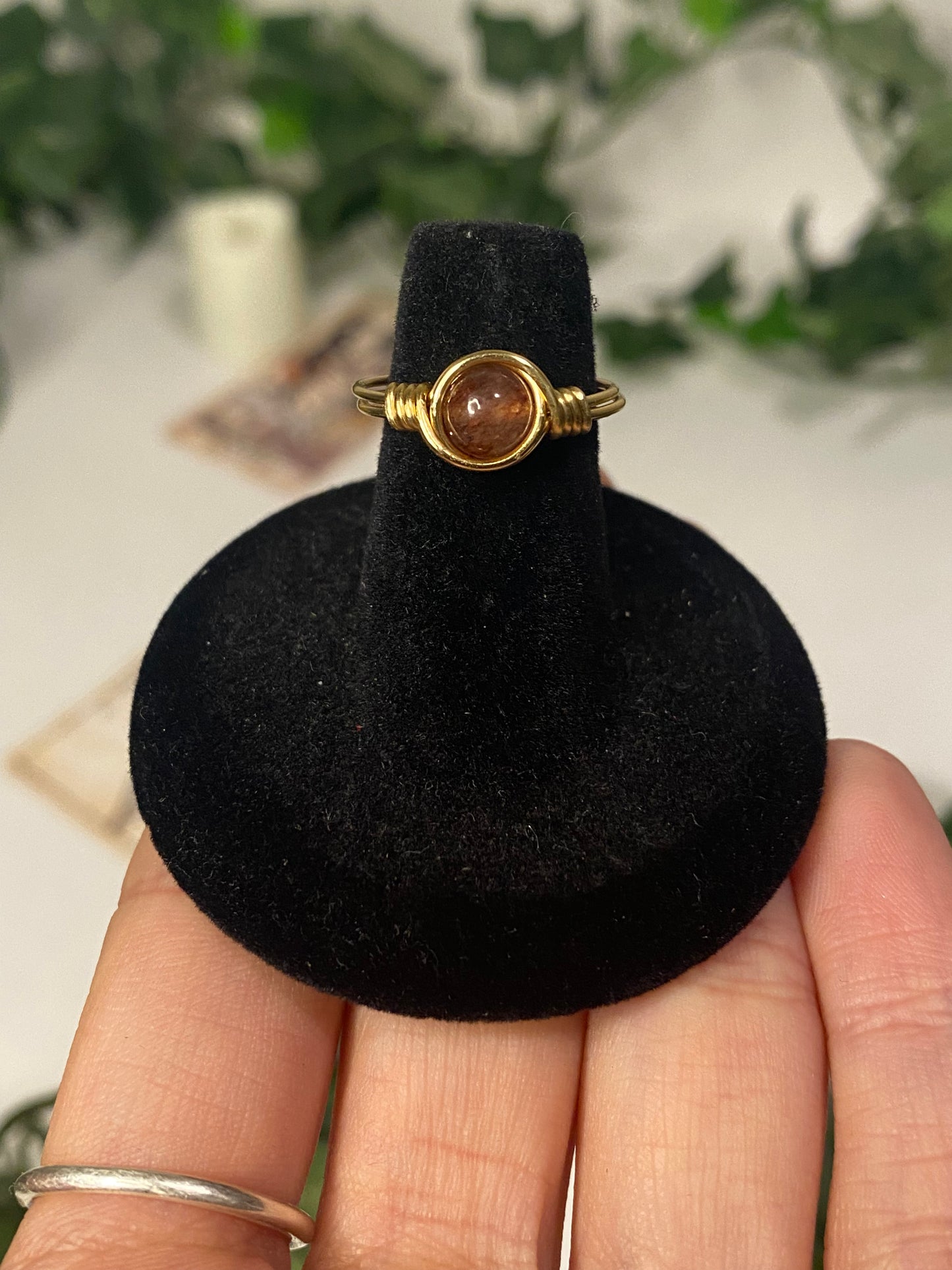 Gold Crystal Rings