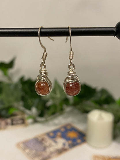 Silver Crystal Earrings