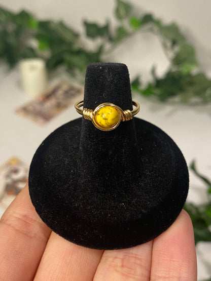 Gold Crystal Rings