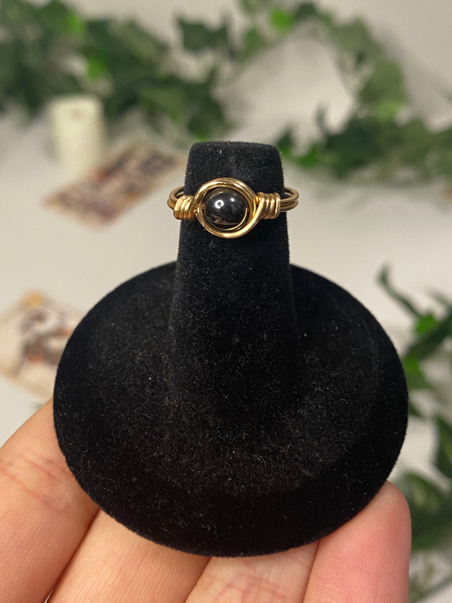 Gold Crystal Rings