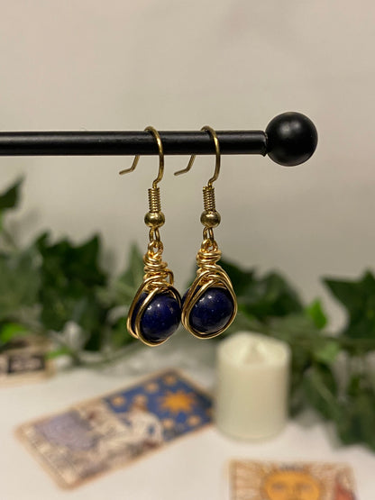 Gold Crystal Earrings