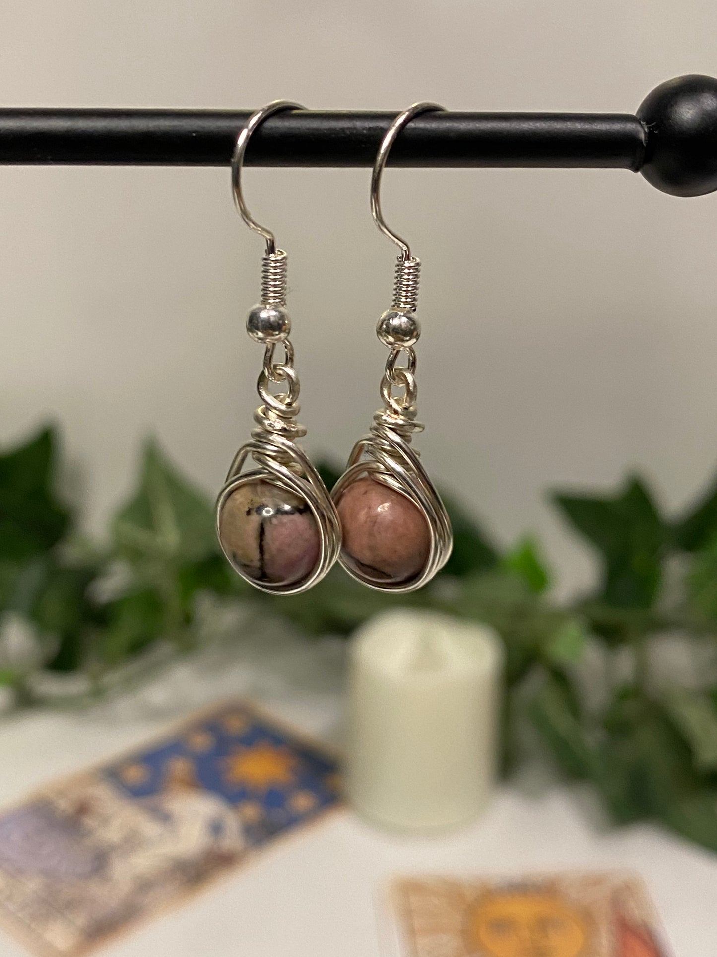 Silver Crystal Earrings